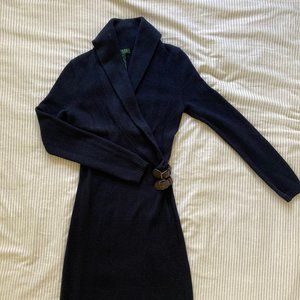 Lauren Ralph Lauren Sweater Dress, Shawl Collar